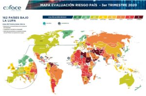 Country Risk Assessment Map - October 2020